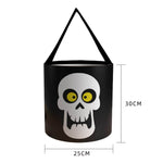 Halloween Candy Bag - Handheld LED Light-up Pumpkin Bag Tube, Halloween Trick-or-Treat Bag - EX-STOCK Canada