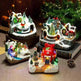 Christmas Rotating Resin Luminous Music Box Ornaments - EX-STOCK CANADA