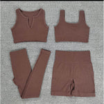 6pcs Yoga Workout Outfit set for women Gym clothes - EX-STOCK Canada
