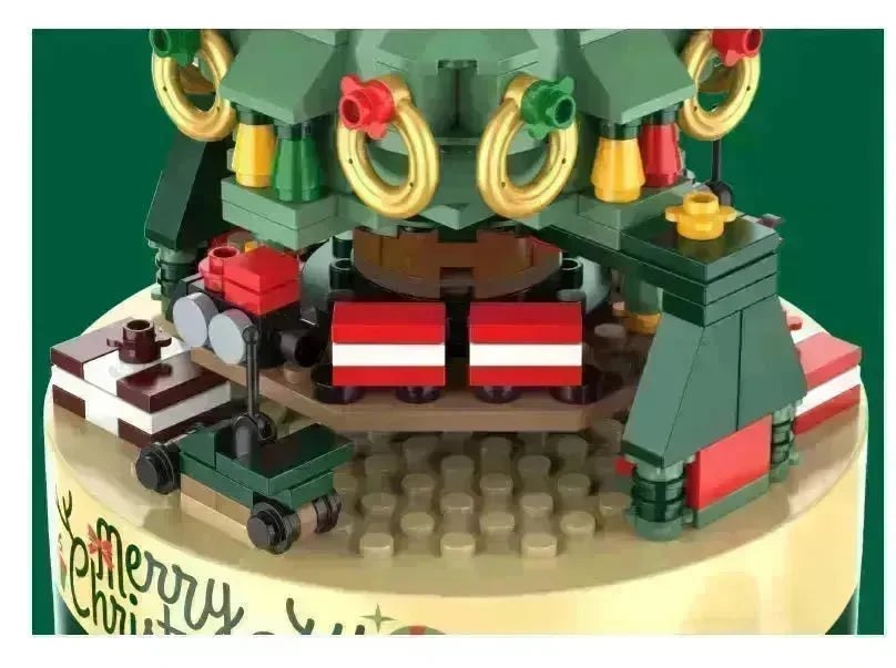 Black Friday deals Christmas Tree Blocks Spin Music Box Blocks - EX-STOCK CANADA