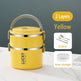 Stainless Steel Microwave Oven Sealed Insulated Lunch Box With Lid EX-STOCK