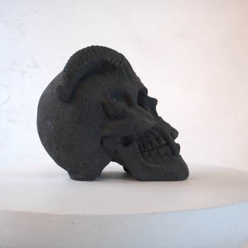 Refractory Materials Fireproof Imitated Human Fire Pit Skulls Gas Log For NG, LP Wood Fireplace, Firepit, Campfire, Halloween Decor, BBQ - EX-STOCK Canada