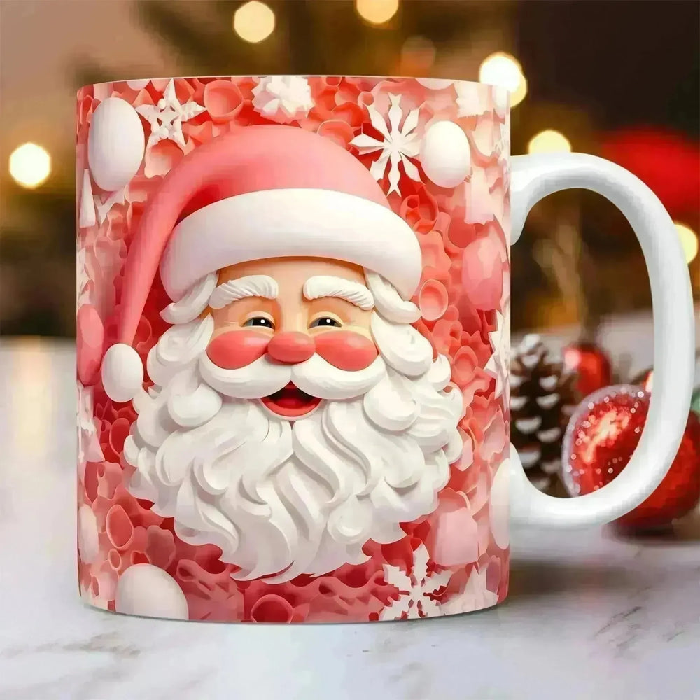 Creative 3D Christmas Ceramics Mug Christmas gift - EX-STOCK CANADA