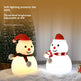 Christmas Snowman Night Light Silicone Bluetooth Audio Small Night Lamp EX-STOCK Canada 