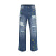 Ripped Paint Wide-leg Denim Trousers For Men Jeans - EX-STOCK CANADA