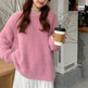 Autumn Winter Mink-like Wool Thick Plush Pullover Sweater for Women - EX-STOCK Canada
