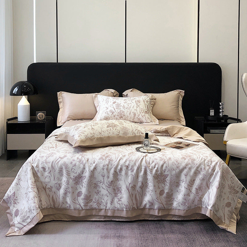 Tencel Summer Duvet Four-piece Washed Silk EX-STOCK Canada 