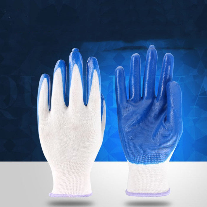 Nitrile Impregnated Wear-resistant Latex Gloves 