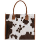 Leopard Animal Skin Large-capacity Handbag Fashion Western Plush - EX-STOCK CANADA