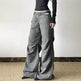 European And American Retro Loose Low Waist Wide Leg Pants For Women - EX-STOCK Canada