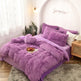 Mink Velvet Four Piece Set Long Plush Crystal Velvet Duvet Cover EX-STOCK Canada 