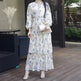 European And American Middle East Pure Meiqi Printed Long Dress - EX-STOCK Canada