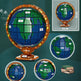 Children's Creative Globe Model Ornaments Assembled Toys - EX-STOCK CANADA