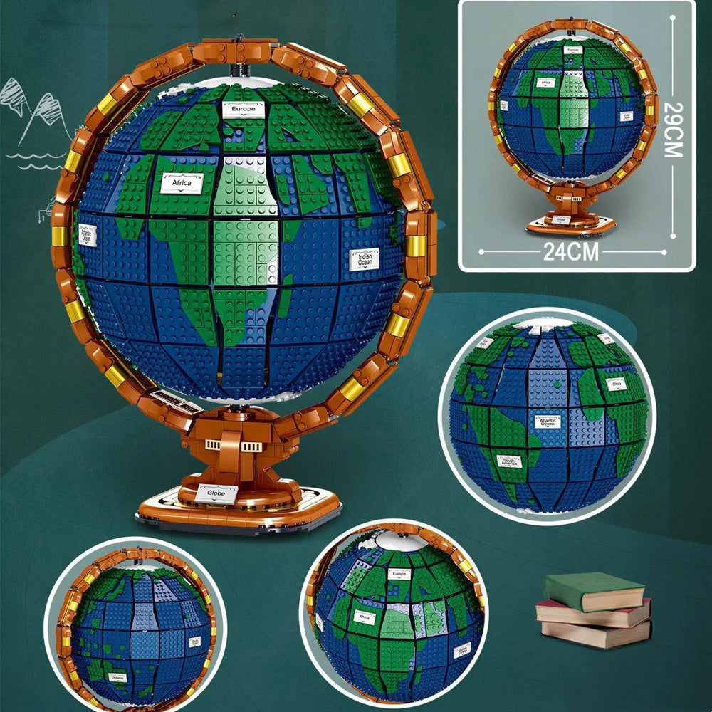 Children's Creative Globe Model Ornaments Assembled Toys - EX-STOCK CANADA