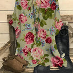 Summer Loose blouse Round Neck Short Sleeve Cotton And Linen Top For Women - EX-STOCK CANADA