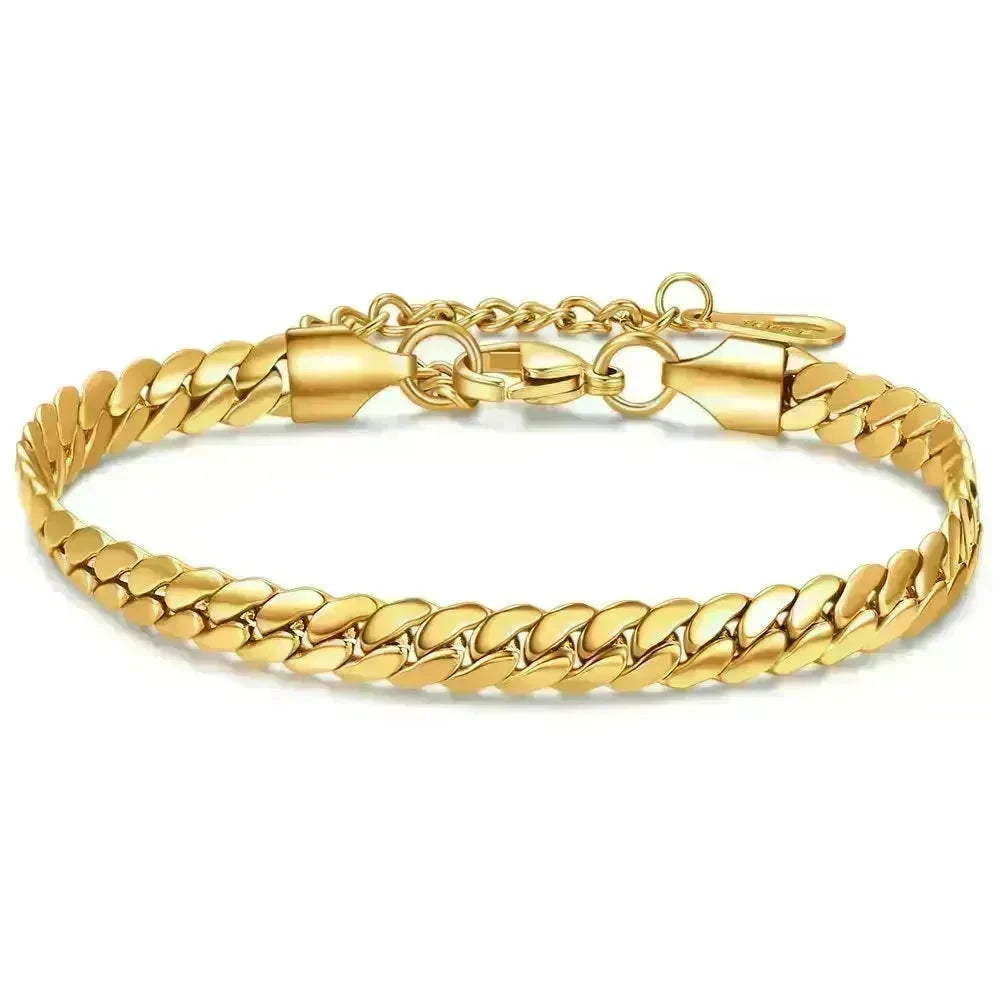 Fashion All-matching Cuban Link Chain Bracelet - EX-STOCK CANADA