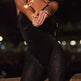 Black Sparkly Mesh Flare Evening Jumpsuit product image 7