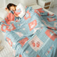 Cotton Four-layer Gauze Towel Blanket Air Conditioning Blanket Thin Duvet EX-STOCK Canada 