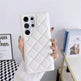 Diamond Plaid Samsung leather Phone case - EX-STOCK CANADA