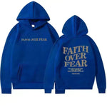 New Hoodie Faith Fear Men's And Women's Printed Sweatshirt - EX-STOCK CANADA