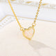 Romantic Heart Necklace Copper Zircon Pendant Necklace for women - EX-STOCK Canada