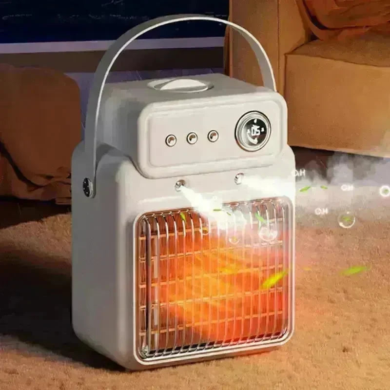 2 in 1 Indoor House Room Humidifier and Space Heater Warm Air Blower - EX-STOCK CANADA