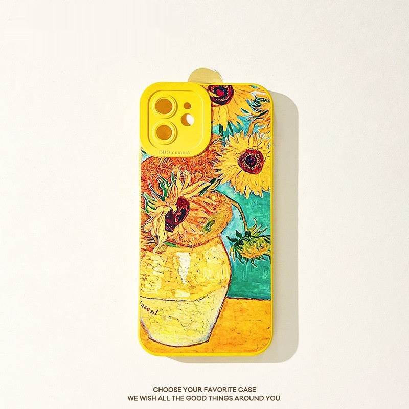 Sunflower silicone IPhone14 Case women - EX-STOCK Canada
