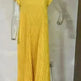 Women Summer Pleated Maxi Dress Casual Short Sleeve Crewneck Flowy Swing Long Dress with Pockets - EX-STOCK CANADA