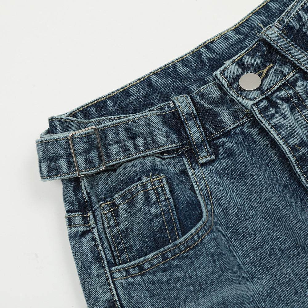 Functional Multi-pocket Tactical Tooling Denim Trousers Men Jeans - EX-STOCK Canada