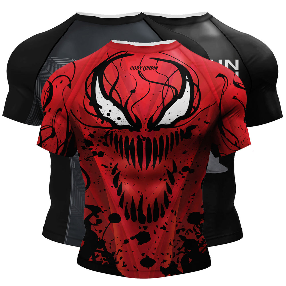 Men's 3D Digital Print Compression T-Shirt – Slim Fit Rash Guard | 11 Designs | Sizes S–4XL
