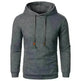 Men's Jacquard Sweatshirt Long-sleeved Hoodie Warm Color  Sports Pullover Top - EX-STOCK CANADA