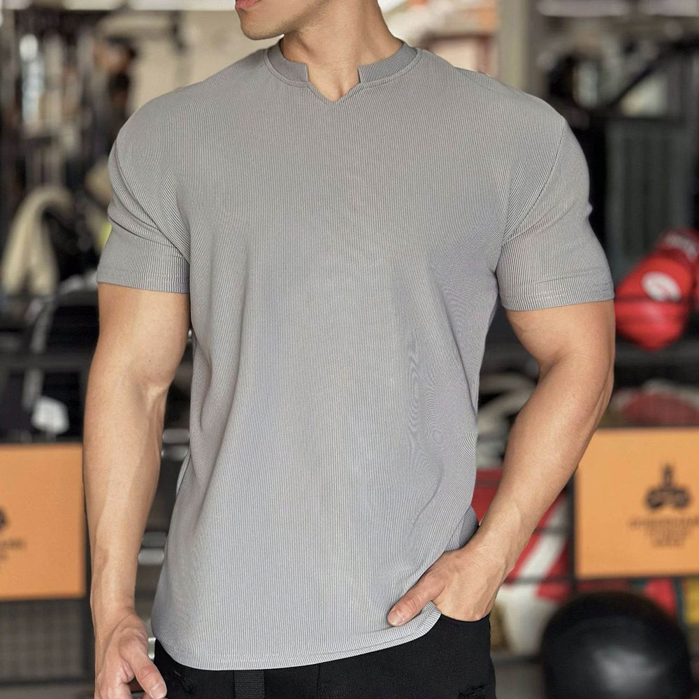 Anti Wrinkle Men Short Sleeve Active wear T-shirt for Workout Gym trainings - EX-STOCK Canada