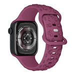 Embossed Rose Silicone Watch Strap - EX-STOCK Canada