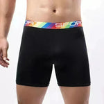 Summer Sports Spandex Plain Boxer Short Underwear for Men - EX-STOCK CANADA