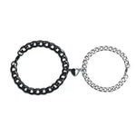 Magnetic Couple Bracelet Suit Cuban Link Chain - EX-STOCK CANADA