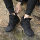 Waterproof fleece-lined winter hiking boots – product view 1