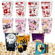 12Pcs Halloween Popcorn Box 3 Designs Spooky Halloween Trick Or Treat Boxes Bloody Theme Party Favor Snack Boxes Candy Cookie Container Paper Boxes For Halloween Holiday Party Supply - EX-STOCK Canada