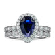 Fashion Ring Set Ladies 925 Sterling Silver Combination Wedding Ring women - EX-STOCK CANADA