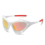 Fashion Large Frame Cat Eye Personality Hollow Out Cycling Sunglasses for Men - EX-STOCK CANADA