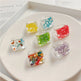 New Transparent Resin Ring Fruit Square Ring Acrylic Ring - EX-STOCK CANADA