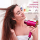 Water Ionic Hair Dryer, 1800W Blow Dryer With Magnetic Nozzle 2 Speed And 3 Heat Settings Powerful Low Noise Fast Drying Travel Hair Dryer For Home Travel EX-STOCK Canada 