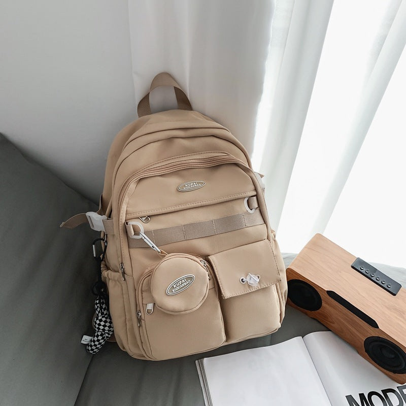 High School And College Student College Style Computer Bag Couple Backpack EX-STOCK
