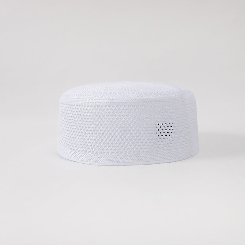 Casquette ethnique musulmane Casquette de prière Chapeau cérémonial respirant à dessus plat - EX-STOCK Canada
