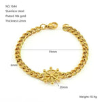 Fashion Stainless Steel Cuban Link Chain Bracelet Numbers - EX-STOCK CANADA