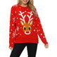 Christmas Reindeer Jacquard Knitted Sweater - EX-STOCK Canada
