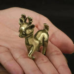 Christmas Sled Creative Antique Reproduction Distressed Ornaments Brass Crafts - EX-STOCK CANADA