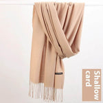 Pure Color Warm Keeping Scarf All-match Cashmere Shawl - EX-STOCK Canada