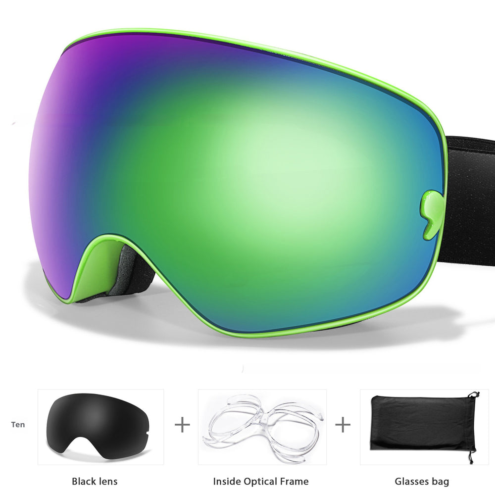 Men's And Women's Anti-fog Card Myopia Glasses Coated Large Spherical Eye Protection Ski Mountaineering Equipment EX-STOCK Canada 