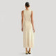 Elegant Knitted Sleeveless Dress With Single Breast Fashion Slim Round Neck Long Dresses Womens Clothing - EX-STOCK CANADA