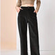 High Waist Drooping Slimming Casual Straight Pants Women's Corduroy Trousers - EX-STOCK Canada